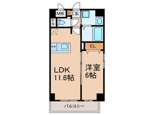 Avenir新深江の物件間取画像